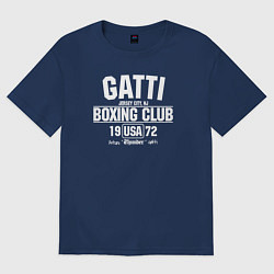 Футболка оверсайз женская Gatti Boxing Club, цвет: тёмно-синий