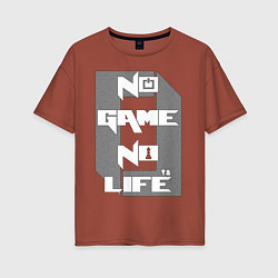Женская футболка оверсайз No Game No Life Zero