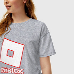 Футболка оверсайз женская ROBLOX, цвет: меланж — фото 2