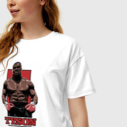 Футболка оверсайз женская Tyson, цвет: белый — фото 2