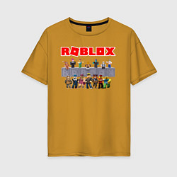 Футболка оверсайз женская ROBLOX, цвет: горчичный