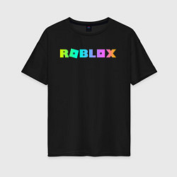 Футболка оверсайз женская ROBLOX, цвет: черный