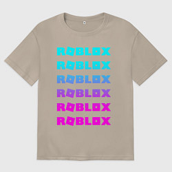 Футболка оверсайз женская ROBLOX, цвет: миндальный