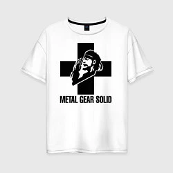 Футболка оверсайз женская Metal Gear Solid, цвет: белый