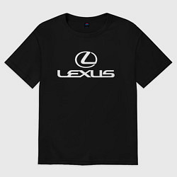 Футболка оверсайз женская LEXUS, цвет: черный