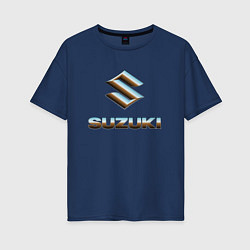 Женская футболка оверсайз Suzuki