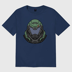 Футболка оверсайз женская Палач Рока, цвет: тёмно-синий