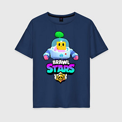 Женская футболка оверсайз BRAWL STARS SPROUT 18