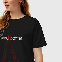 Футболка оверсайз женская Bloodborne, цвет: черный — фото 2