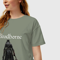 Футболка оверсайз женская Bloodborne, цвет: авокадо — фото 2
