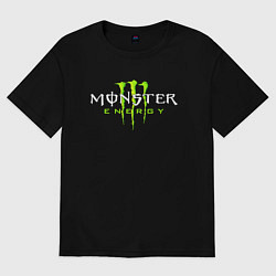 Футболка оверсайз женская MONSTER ENERGY, цвет: черный