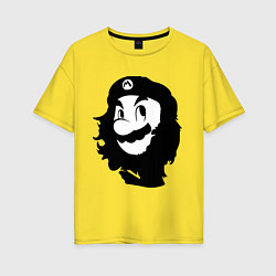 Футболка оверсайз женская Che Mario, цвет: желтый