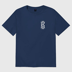 Футболка оверсайз женская Кайри Ирвинг, цвет: тёмно-синий