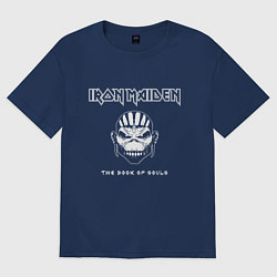 Футболка оверсайз женская IRON MAIDEN Z, цвет: тёмно-синий