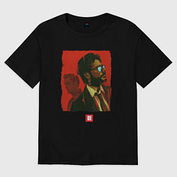 Футболка оверсайз женская БУМАЖНЫЙ ДОМ, цвет: черный