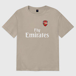 Футболка оверсайз женская ARSENAL, цвет: миндальный