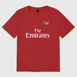 Футболка оверсайз женская ARSENAL, цвет: красный