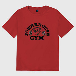 Футболка оверсайз женская GYM, цвет: красный