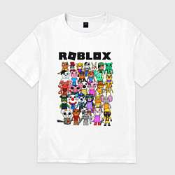 Футболка оверсайз женская ROBLOX PIGGY, цвет: белый