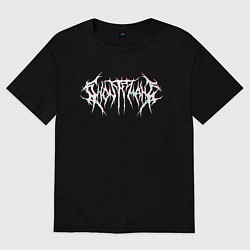 Футболка оверсайз женская GHOSTEMANE, цвет: черный