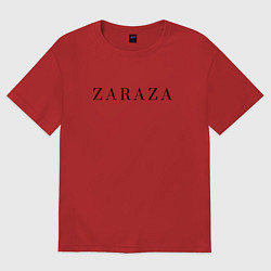 Футболка оверсайз женская ZARAZA, цвет: красный