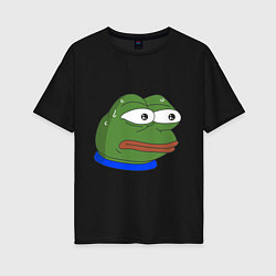 Женская футболка оверсайз Pepe MonkaS