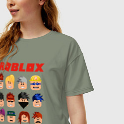 Футболка оверсайз женская ROBLOX, цвет: авокадо — фото 2