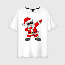 Женская футболка оверсайз Dabing Santa