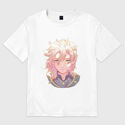 Футболка оверсайз женская Альбедо, цвет: белый