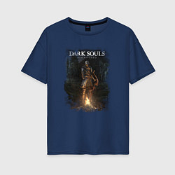 Футболка оверсайз женская Dark Souls Remastered, цвет: тёмно-синий