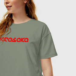 Футболка оверсайз женская ARASAKA, цвет: авокадо — фото 2