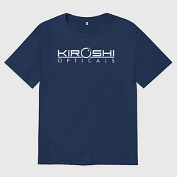 Футболка оверсайз женская KIROSHI OPTICALS, цвет: тёмно-синий