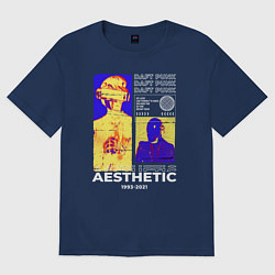 Женская футболка оверсайз Daft Punk