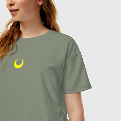Футболка оверсайз женская Sailor Moon, цвет: авокадо — фото 2