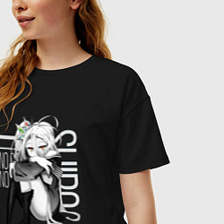 Футболка оверсайз женская No Game No Life, цвет: черный — фото 2