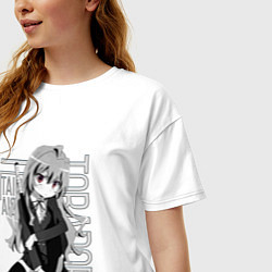 Футболка оверсайз женская Торадора, цвет: белый — фото 2