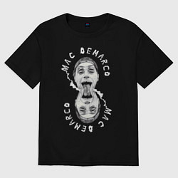 Футболка оверсайз женская Mac Demarco, цвет: черный