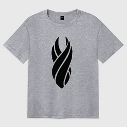 Футболка оверсайз женская DEAD SPACE МЁРТВЫЙ КОСМОС, цвет: меланж