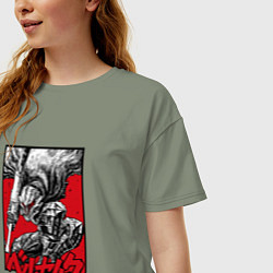 Футболка оверсайз женская BERSERK БЕРСЕРК, цвет: авокадо — фото 2