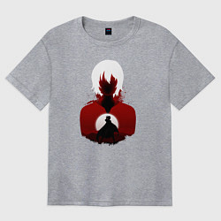 Футболка оверсайз женская Кэяру, цвет: меланж