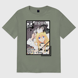 Женская футболка оверсайз Ангел кровопролития