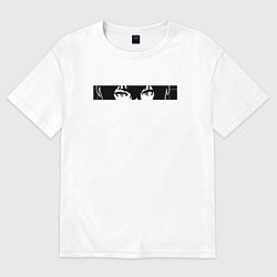 Футболка оверсайз женская Осаму Дазай, цвет: белый