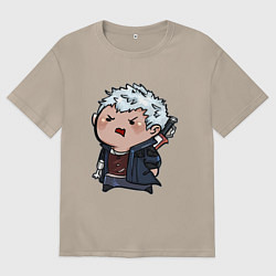 Футболка оверсайз женская Baby Nero, цвет: миндальный