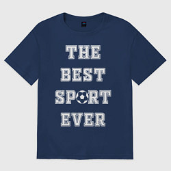 Футболка оверсайз женская BEST SPORT, цвет: тёмно-синий