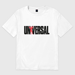 Футболка оверсайз женская ANIMAL UNIVERSAL ЭНИМАЛ, цвет: белый
