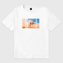 Футболка оверсайз женская Cowboy Bebop, цвет: белый