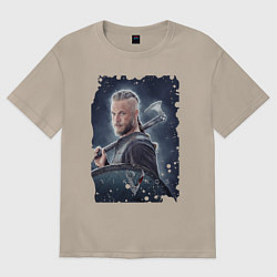 Футболка оверсайз женская Рагнар, цвет: миндальный