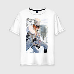 Футболка оверсайз женская Tartaglia, цвет: белый