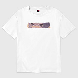 Футболка оверсайз женская Genshen Inpact, цвет: белый