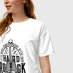 Футболка оверсайз женская HARD ROCK, цвет: белый — фото 2